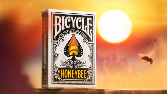 Bicycle Honeybee Playing Cards Black