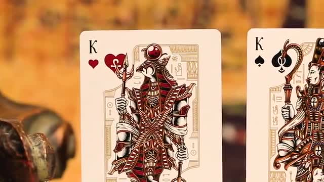 Gods of Egypt (Blue) Playing Cards by Divine Playing Cards